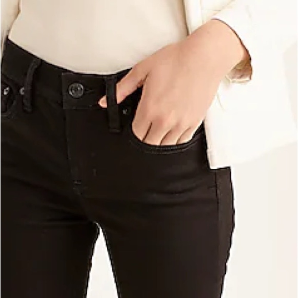 JCREW Toothpick Super Skinny Black Jean Pants. NWT - Picture 2 of 7
